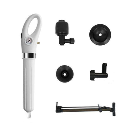 High-Pressure Drain Cleaner – Eco-Friendly with 4 Attachments for Clogs