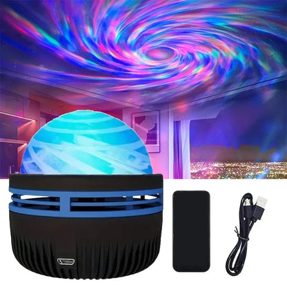 Northern Light Projector with Music Sync and Remote Control for RGB Mood Lighting