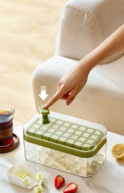 One-Touch Ice Cube Maker for Instant Chilling