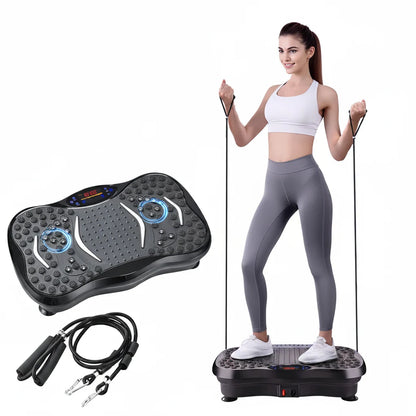 Bluetooth Full Body Vibration Exercise Machine with Speed Settings & Foot Massager