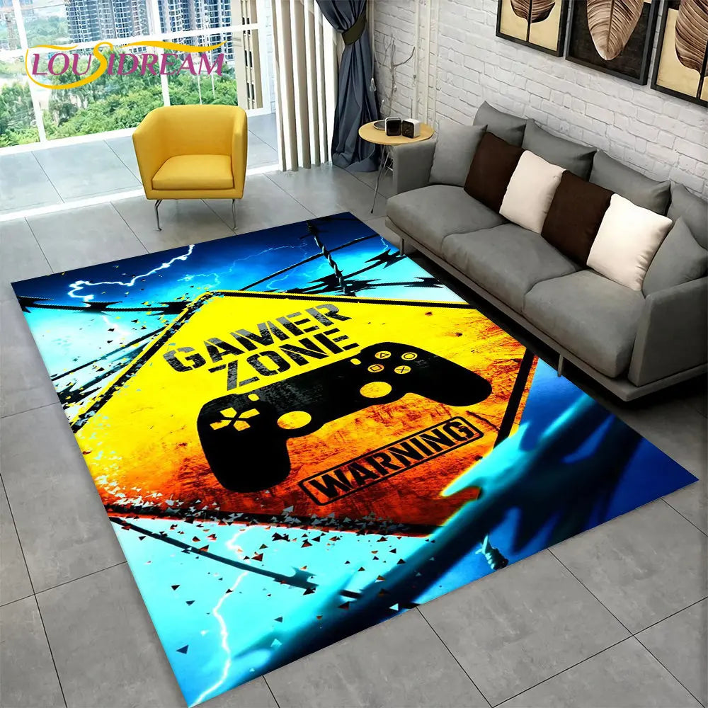 3D Soft Playmat for Kids and Gamers – Gamepad Floor Mat