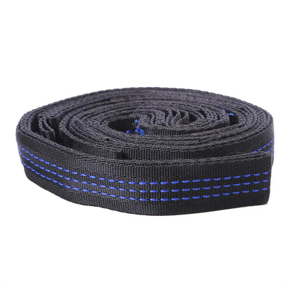 Hammock Suspension Set with 272 kg Load Capacity | Polyester Straps with 5 Rings | Pack of 2