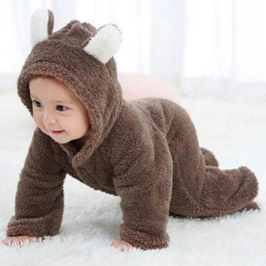 Cozy Fleece Baby Onesie for Newborns