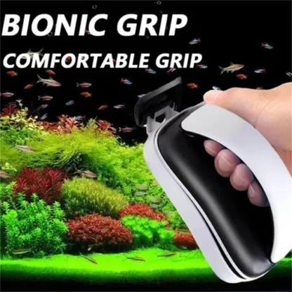 Effortless Aquarium Glass Cleaner with Magnetic Precision