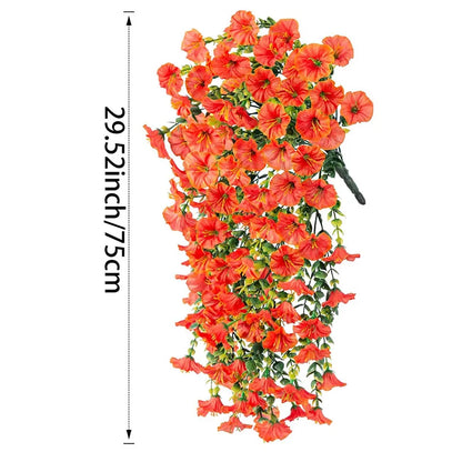 Artificial Flower Garland - 75 cm Length - Wall & Outdoor Decoration for Garden & Wedding