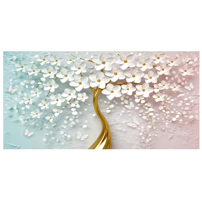 Vibrant Blossom Tree Canvas Art for Stylish Home Decor
