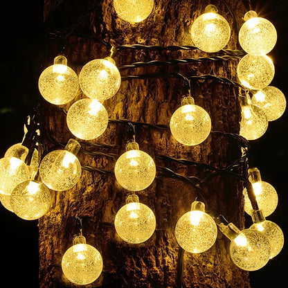 30ft Solar Fairy Lights for Garden and Patio Decoration