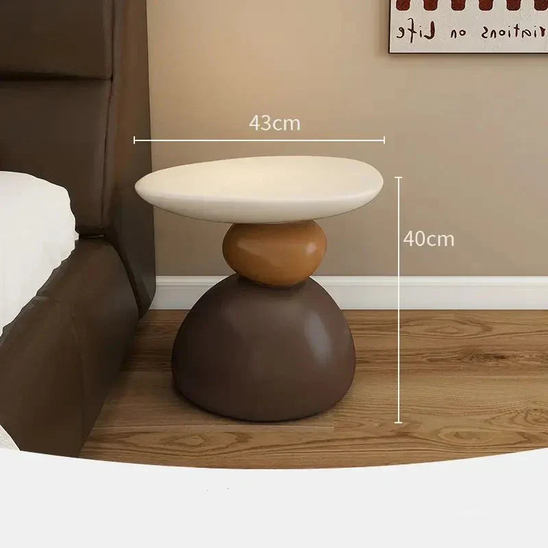 Scandinavian Minimalist Side Table – Elegant Nightstand or Coffee Table