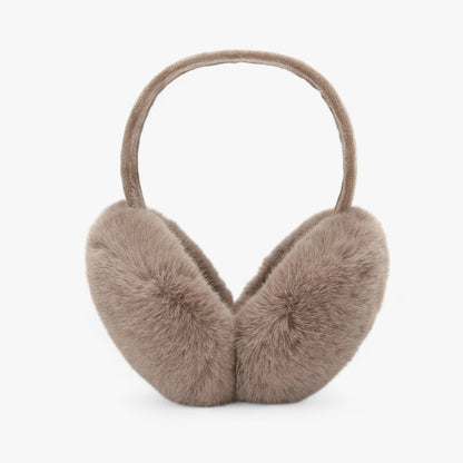 Adjustable Faux Fur Headband – Winter Plush Ear Protectors for Warmth and Style