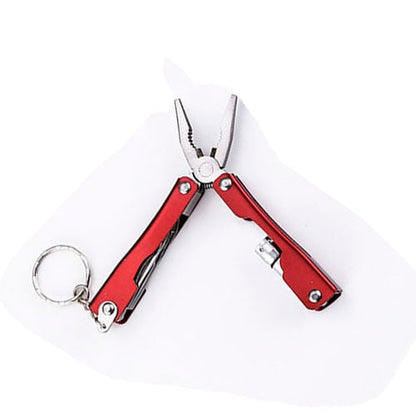 Aluminum Multitool Keychain with 9 Functions for Explorers