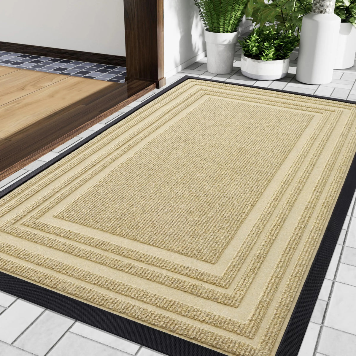 Heavy-Duty Non-Skid Entry Mat Made from Eco-Friendly Rubber
