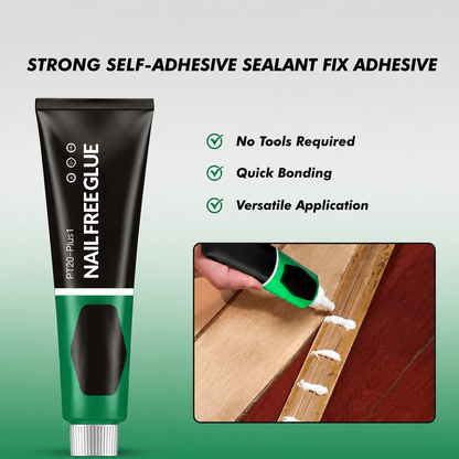 Instant Adhesive Sealant | No Drilling or Hammering Needed | Works on Wood, Metal, Stone & Ceramic