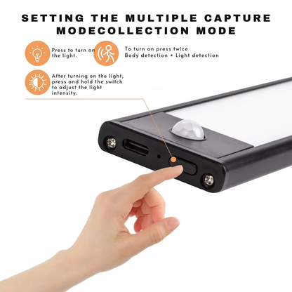 Smart Motion Light | Rechargeable | Adjustable Brightness & Cordless