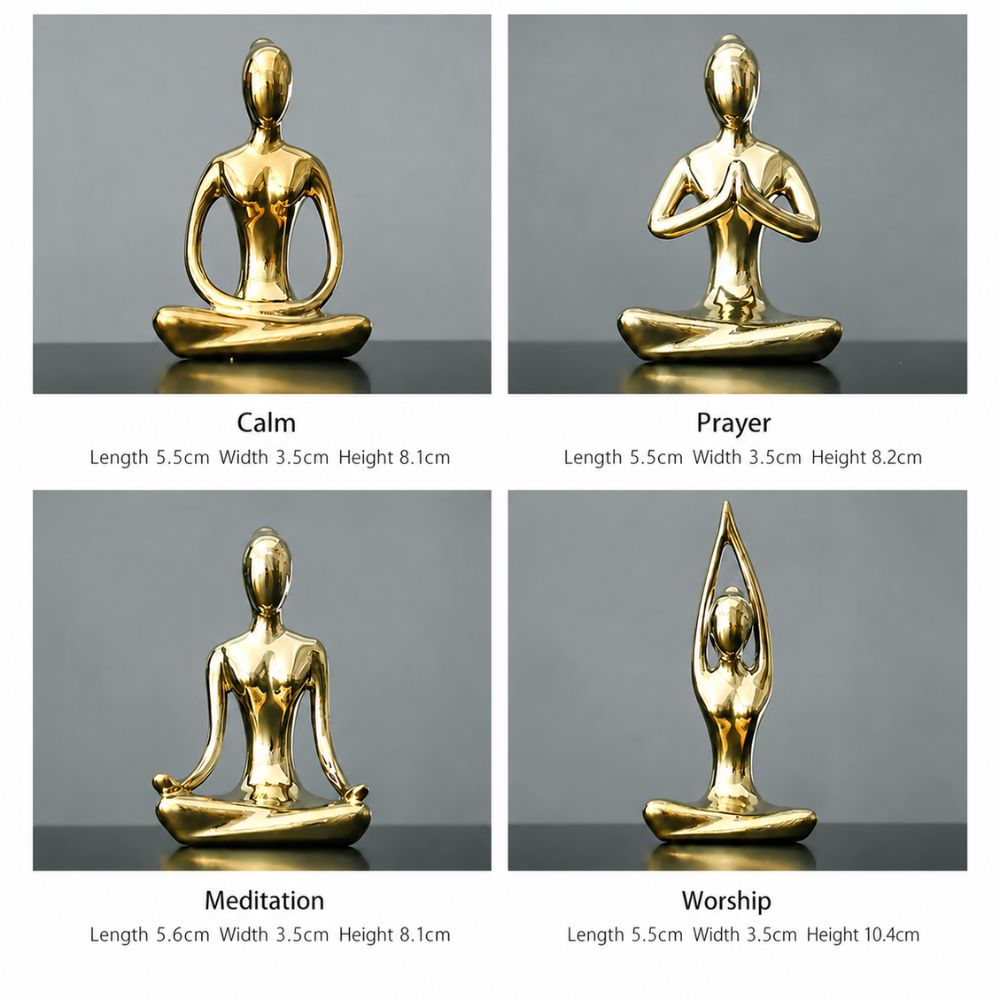 Tranquil Harmony Figurine for Mindful Spaces
