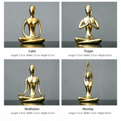 Tranquil Harmony Figurine for Mindful Spaces