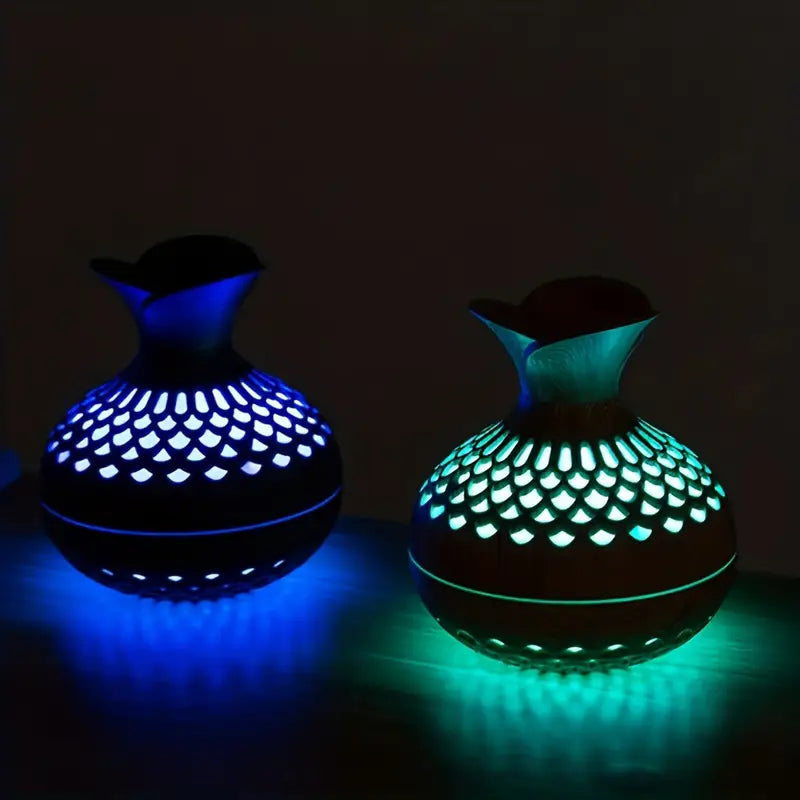 Serenity Mist Diffuser with 300ml Tank | USB-Powered, Soothing Light, Whisper-Quiet Operation