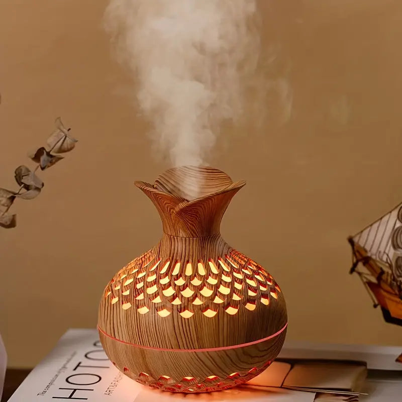 Serenity Mist Diffuser with 300ml Tank | USB-Powered, Soothing Light, Whisper-Quiet Operation