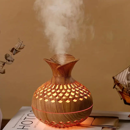 Serenity Mist Diffuser with 300ml Tank | USB-Powered, Soothing Light, Whisper-Quiet Operation