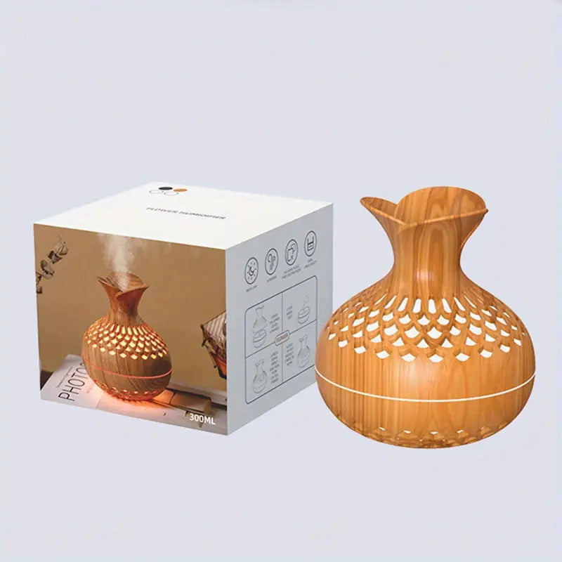 Serenity Mist Diffuser with 300ml Tank | USB-Powered, Soothing Light, Whisper-Quiet Operation