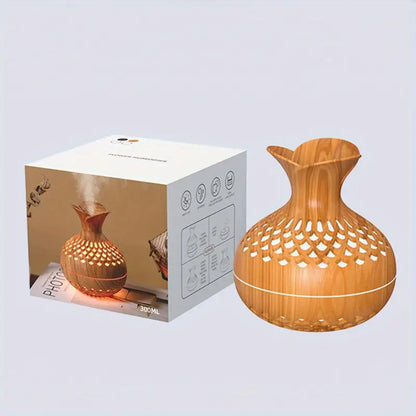 Serenity Mist Diffuser with 300ml Tank | USB-Powered, Soothing Light, Whisper-Quiet Operation