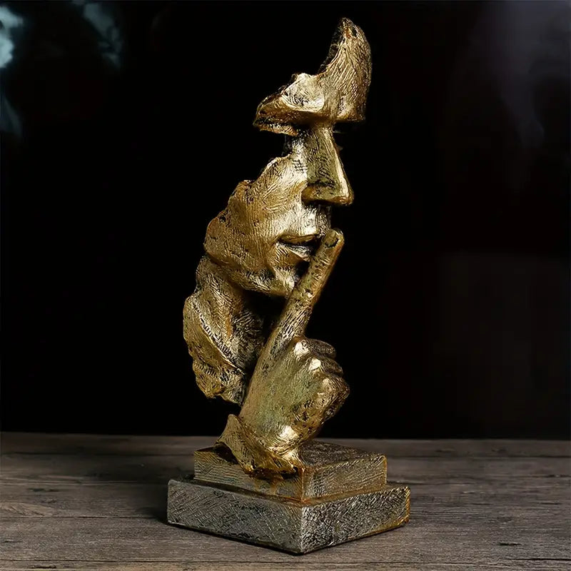Abstract Thinking Resin Sculpture for Home and Office Decor
