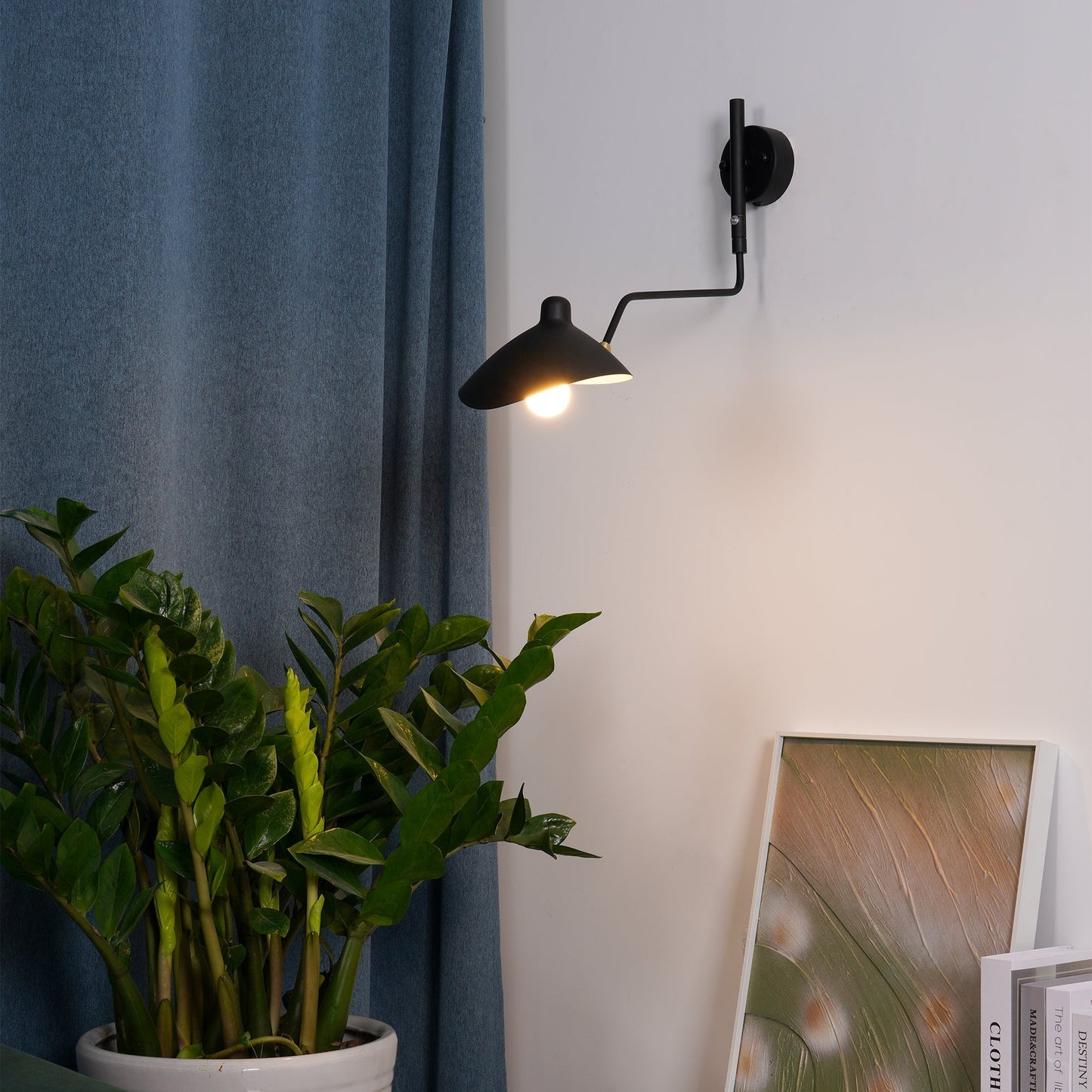 Serge Mouille Inspired Wall Light Fixture