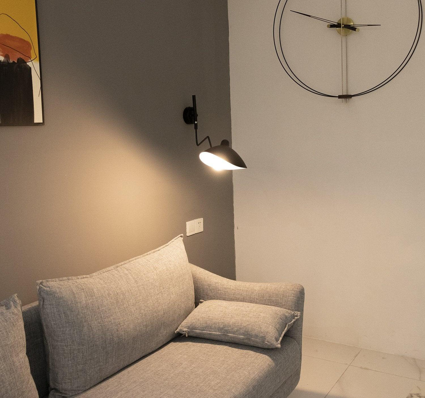 Serge Mouille Inspired Wall Light Fixture