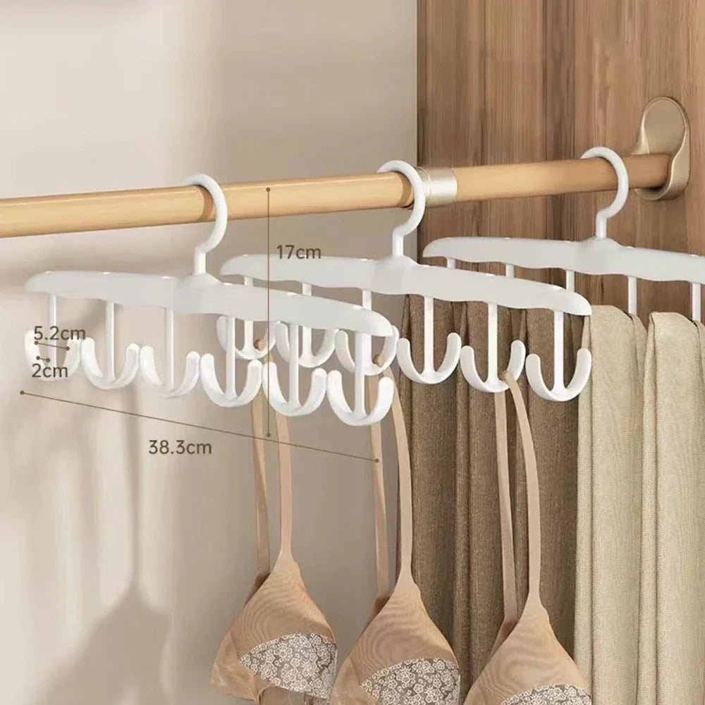 Multi-Purpose Hanger Set (2 Pieces) | Integrated Hook & Drying Strap | Compact & Portable Design