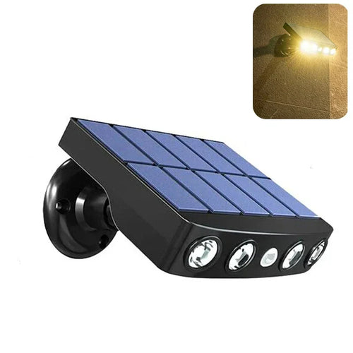 Solar Light with Motion Sensor | 4 LEDs | Weatherproof & Wireless