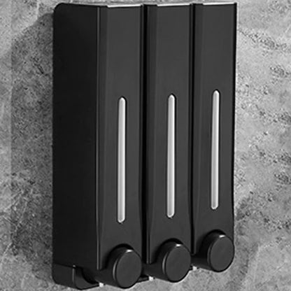 Versatile 500 ml Wall-Mounted Liquid Dispenser with Multi-Chamber Options