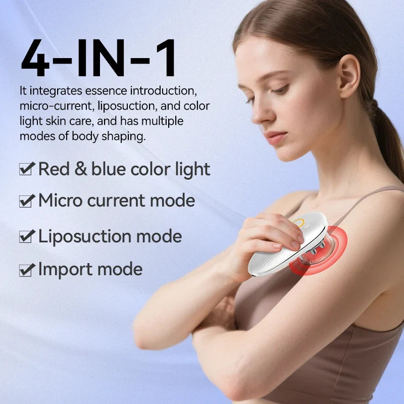 Electric Suction Cupping Massager for Face and Body with Gua Sha & Adjustable Strength