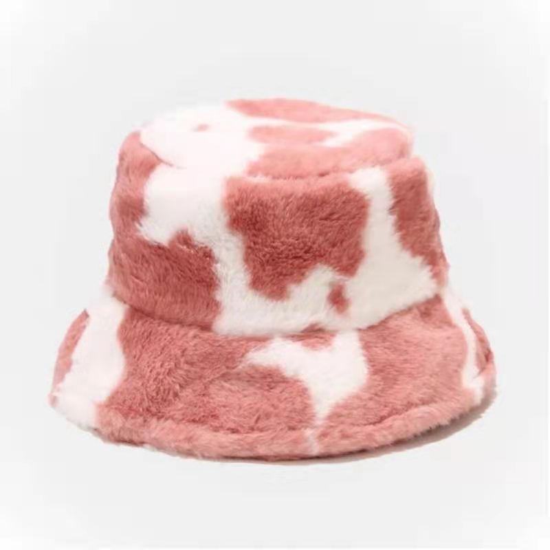 Soft Plush Winter Hat – Warm Unisex Bucket Cap for Cold Days