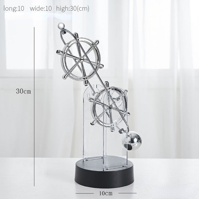 Spinning Perpetual Motion Pendulum Decorative Accent