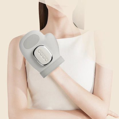 Cordless Hand Massager with Heat – Air Compression for Pain Relief in Fingers, Palm, and Wrist