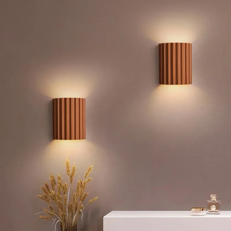Northern Style Indoor Wall Light - Resin Modern Sconce for Bedroom