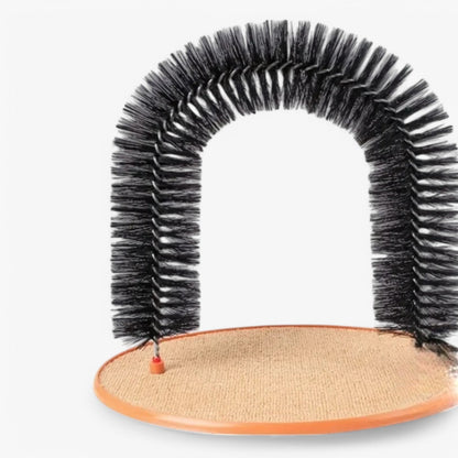 Cat Care Arch with Scratching Mat and Massage Feature