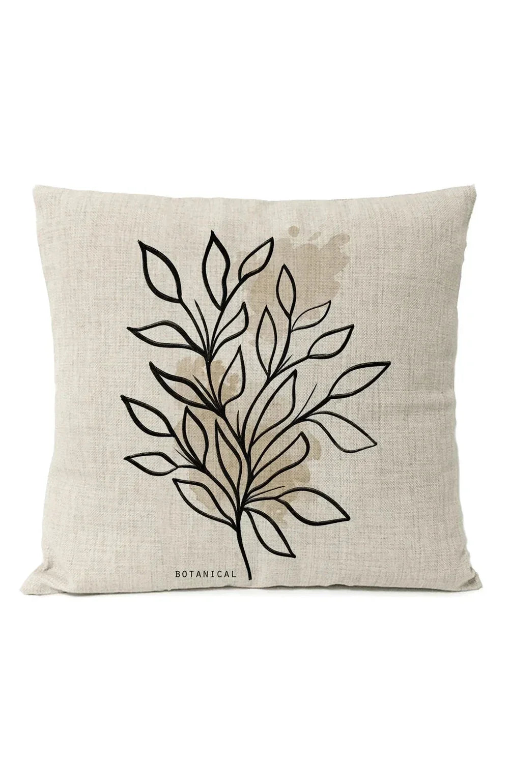 Geometric Black Pillow Cover