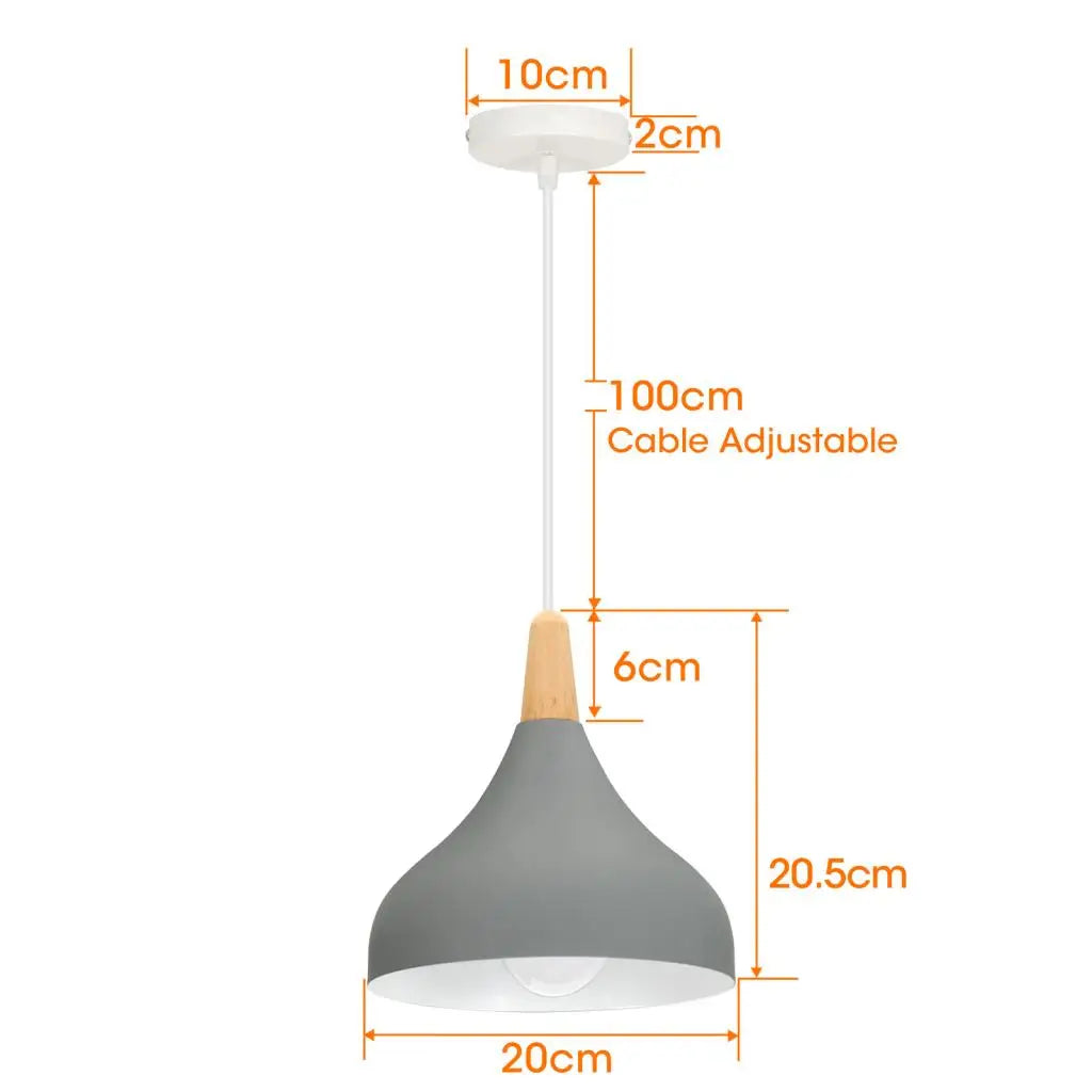 Retro Industrial Ceiling Lamp – 1/3 Heads Pendant Light Fixture