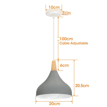 Retro Industrial Ceiling Lamp – 1/3 Heads Pendant Light Fixture