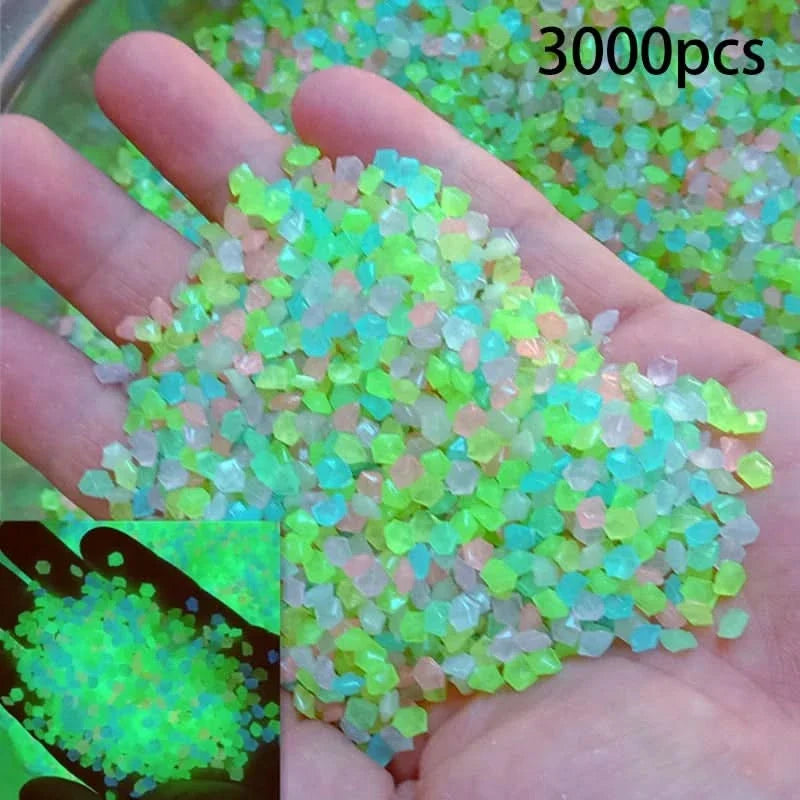 Luminous Sand for Decorative Garden and Aquarium Designs
