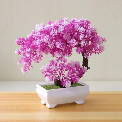 Artificial Bonsai Plant in Pot | Realistic Decoration | 27 x 18 cm | No Maintenance Needed for Table & Shelf