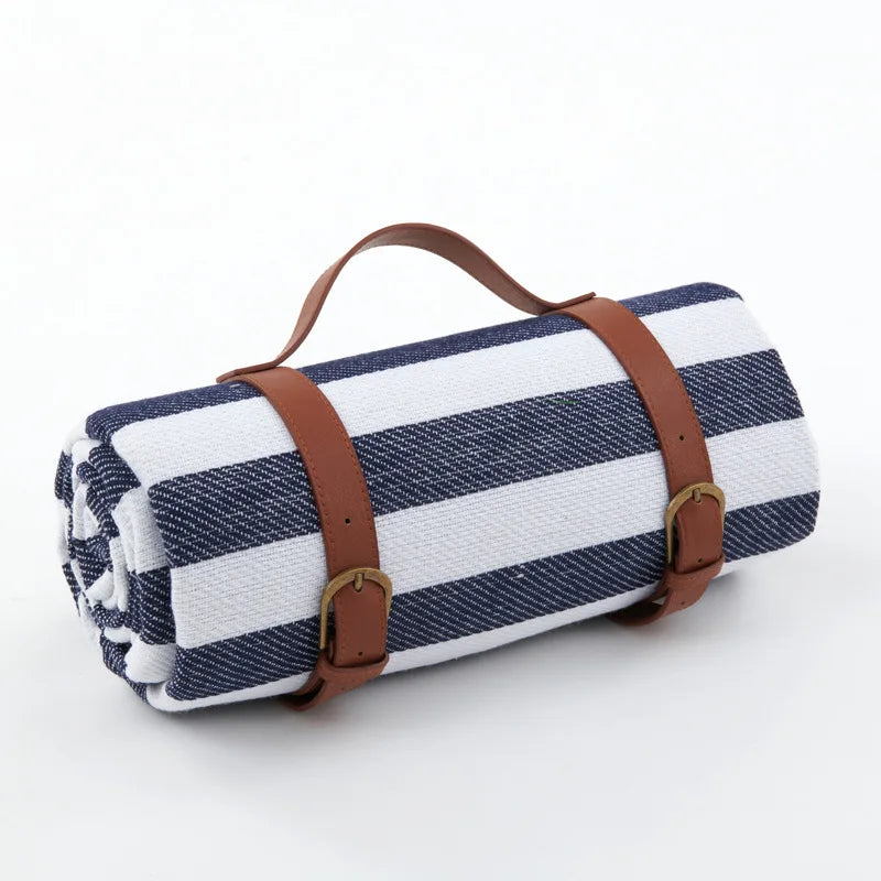 Waterproof Picnic Blanket with Carry Strap – Foldable NovaPlaid Design