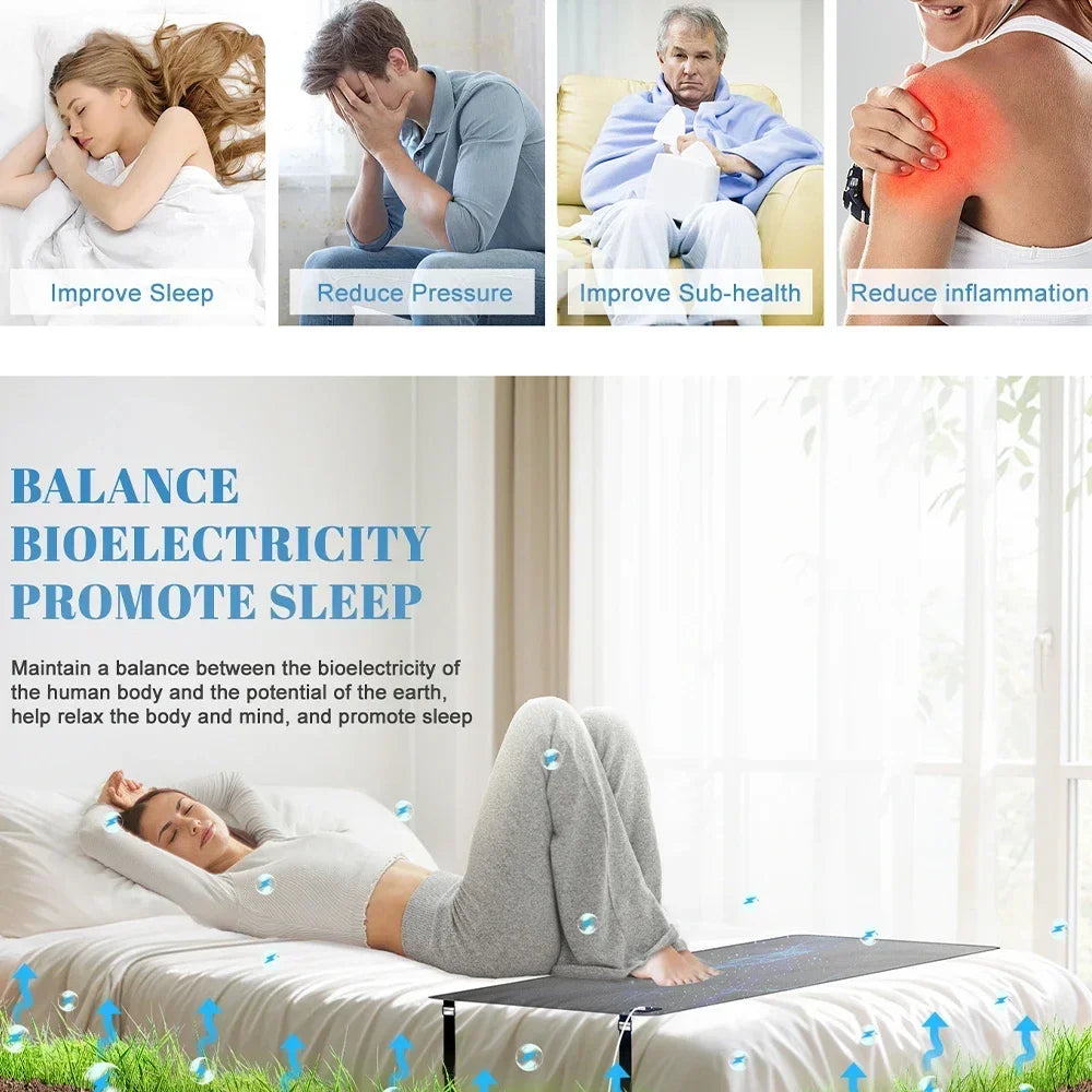Conductive Cotton Bed Sheet for Grounding – Mattress Pad for Queen & King