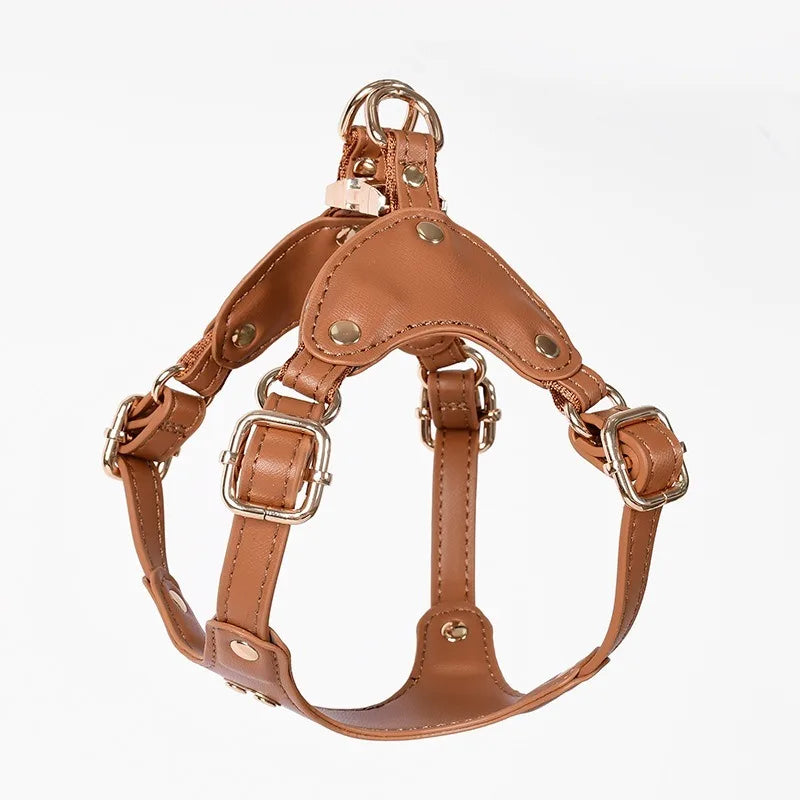 Customizable Leather Dog Harness for Ultimate Comfort