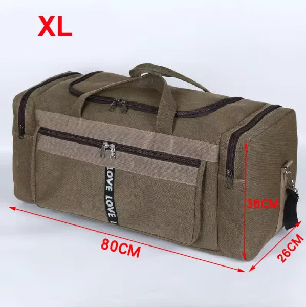 XL Waterproof Travel Duffel Bag for Men – Durable with Ample Storage for Gym & Adventures