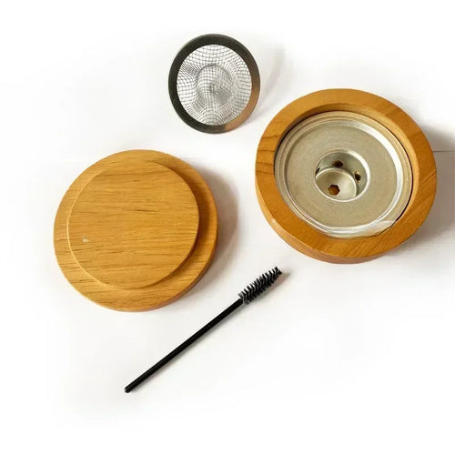 Wooden Cocktail Smoking Kit – Infuse Drinks with Smoky Flavor for Whiskey
