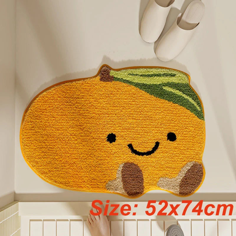 Cheerful Fruit-Themed Play Mat