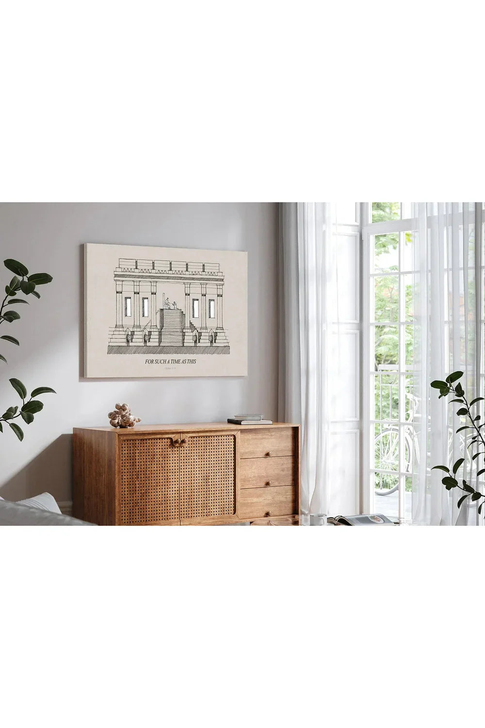 Canvas Wall Art Featuring Bible Verse
