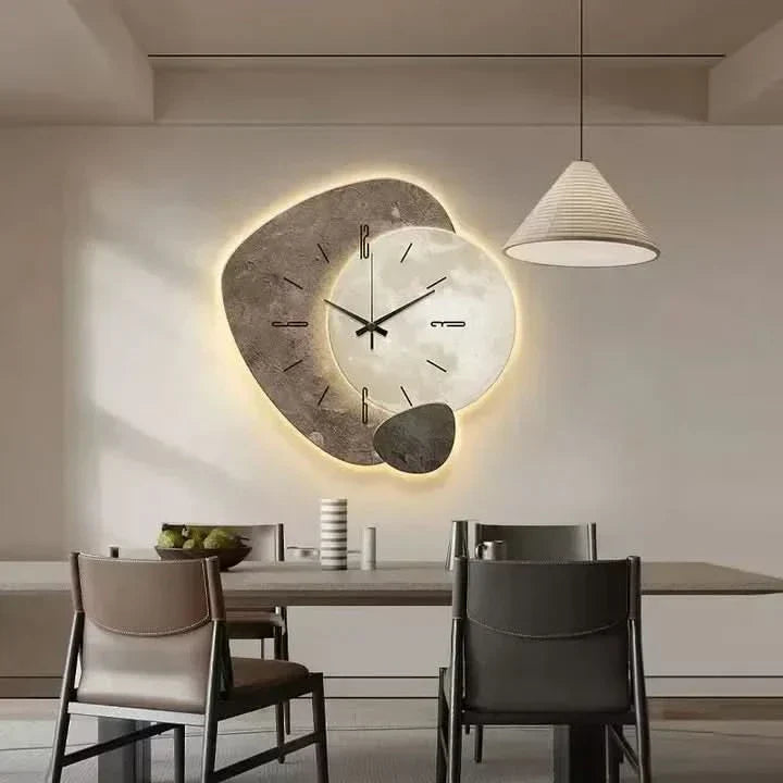 Wooden Modern Wall Clock – Stylish Timepiece for Home Decor