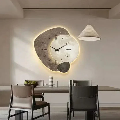 Wooden Modern Wall Clock – Stylish Timepiece for Home Decor